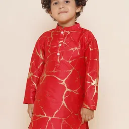 Sethukrishna Boys Mandarin Collar Kurta-14