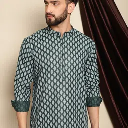 Anouk Ethnic Motifs Printed Thread Work Kurta-picture-33