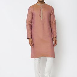 Ethnicity Mandarin Collar Thread Work Kurta-picture-54