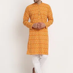 KRAFT INDIA Men Printed Kurta-image-36