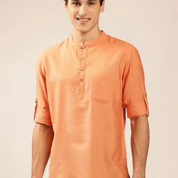 Anouk Mandarin collar Pathani Kurta-picture-41