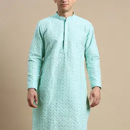 Amodh by Kisah Ethnic Motifs Embrodiered Straight Kurta-29