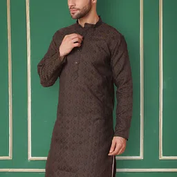 Jompers Geometric Thread Work Kurta-image-25
