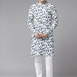 See Designs Geometric Printed Pure Cotton Straight Kurta-picture-40