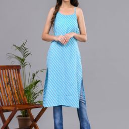 Aspriya Leheriya Printed Kurta-image-0