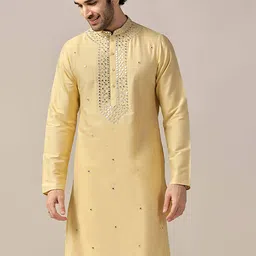 KISAH Mirror Work Straight Kurta-picture-9