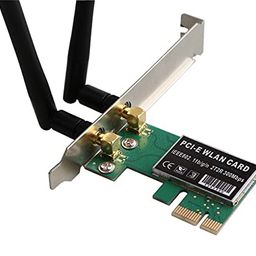 lipiworld LipiWorld® 300Mbps PCI-E WiFi Network Card Mini PCI-E Desktop Wireless Network Card image 1