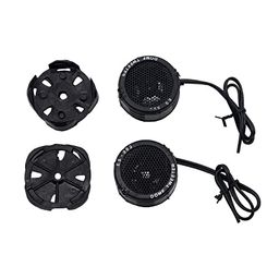 Generic S P 1.5Inch High Efficiency Dome Tweeter For Hi-Fi Car Stereo Component System Set Of 2 - Black, Bluetooth image 1