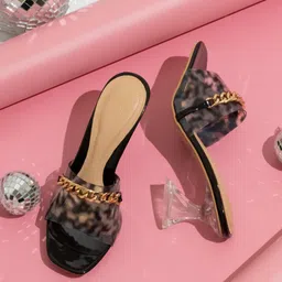 Inc 5 Printed Embellished Block Heels-42
