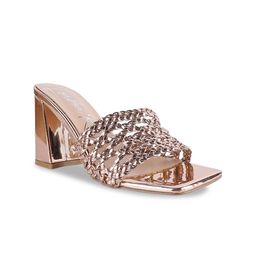 London Rag Rose Gold Party Block Heels-picture-9