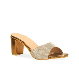 VALIOSAA Textured Party Block Heels-16