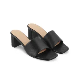 Tresmode Open Toe Block Heels-38