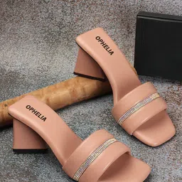 OPHELIA Embellished Block Heels-21