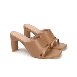 Sole Saga Open Toe Block Heels image 3
