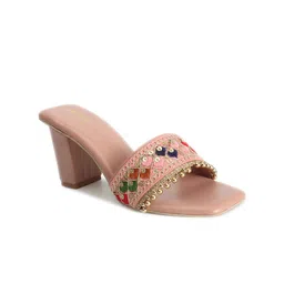 Anouk Ethnic Embellished Block Heels image 3