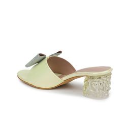 Shezone Bow Embellished Block Heels image 2