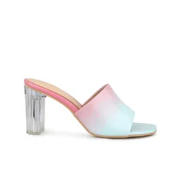 Inc 5 Printed Open Toe block Heels image 4
