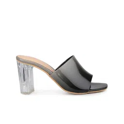 Inc 5 Colourblocked Open Toe block Heels image 2
