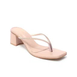 Maysun Embellished Open Toe Block Heels image 5