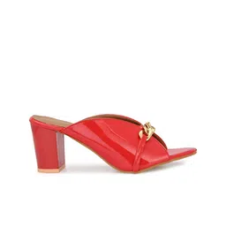 CLOG LONDON Embellished Block Heel Mules image 5