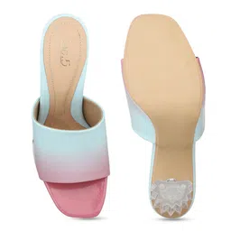 Inc 5 Colourblocked Open Toe Block Heels image 5