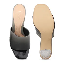 Inc 5 Colourblocked Open Toe block Heels image 5