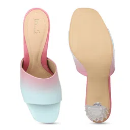 Inc 5 Printed Open Toe block Heels image 3