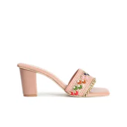 Anouk Ethnic Embellished Block Heels image 5