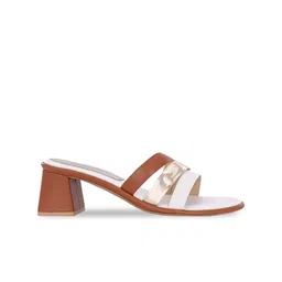 CLOG LONDON Printed Block Mules image 2