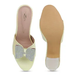 Shezone Bow Embellished Block Heels image 3