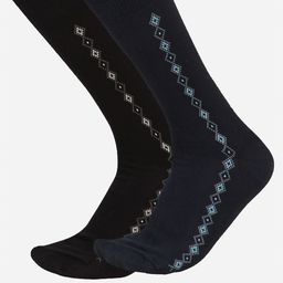 Bodycare Men Pack Of 2 Patterned Odor-Free Calf-Length Socks-image-37