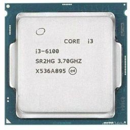 KAVTRON 6th Generation Desktop Processor Core i3-6100 3.7 Ghz LGA-1151, 2 Cores 4 Threads 3 MB Smart Cache Compatible for 6th 7th Gen Series Motherboard | (OEM) Tray Processor | Without Fan | NO Box image 1