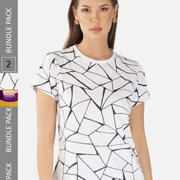 CHOZI Pack of 2 Printed Cotton T-shirt-picture-43