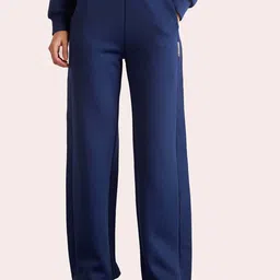 Muvazo Women Mid-Rise Training or Gym Straight-Fit Track Pant-image-22
