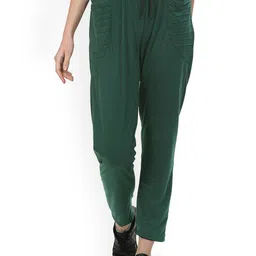 Fashionable Women Cotton Mid Rise Track Pant-image-36