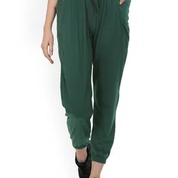 Fashionable Women Cotton Mid Rise Joggers-picture-56