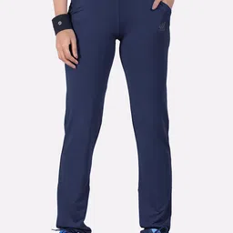 LAASA  SPORTS Women Navy Blue Solid Track Pants-image-46