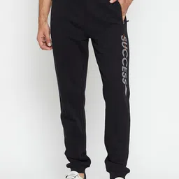 Cantabil Men Regular Fit Mid-Rise Fleece Joggers-image-23