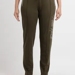 Status Quo Women Olive Solid Track Pant-image-48