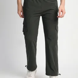 Mark Leute Men Solid Regulat Length Straight-Fit Mid-Rise Regular Track Pants-image-22
