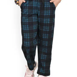 BAESD Girls Checked Dry-Fit Track Pants-image-31
