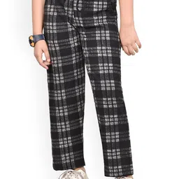 BAESD Girls Checked Regular Fit Dry-Fit Track Pant-image-0