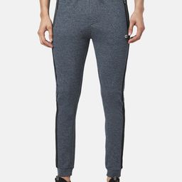 Ajile by Pantaloons Men Grey Melange Solid Slim-Fit Track Pants-picture-20