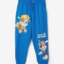 The Souled Store Boys PAW Patrol Chase and Rubble Graphic Printed Pure Cotton Joggers-picture-46