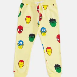 Pantaloons Junior Boys Avenger Graphic Printed Cotton Joggers-picture-27