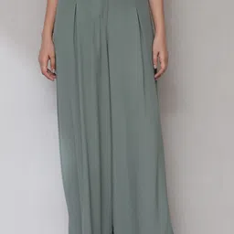 aarke Ritu Kumar Flared High-Rise Parallel Trousers-4