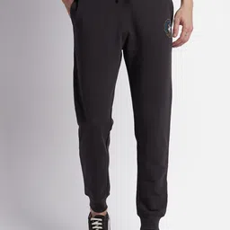 Beverly Hills Polo Club Men Pure Cotton Mid-Rise Joggers-image-82
