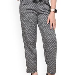 BAESD Girls Printed Dry-Fit Check Printed Trousers-image-24