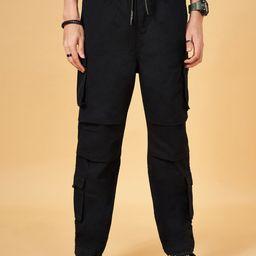 Street 808 by Pantaloons Men Pure Cotton Relaxed-Fit Track Pant-18