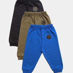 BAESD Infants Pack Of 3 Pure Cotton Joggers-52